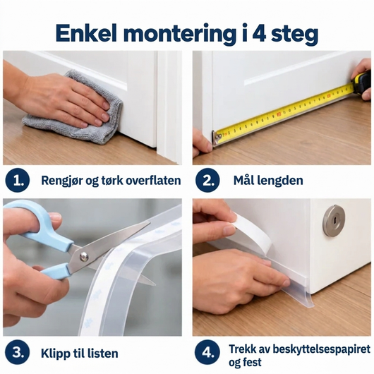 SealUp - Stopp trekken uten å bytte vinduer